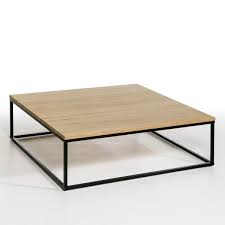 vierkant salontafel in massief eikenhout aranza natuel eik am pm la redoute wohnzimmertische couchtisch holz couchtisch quadratisch