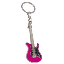 Amazon.com: Wang Zhai Pink Guitar Keychain for Men Mini Cute Bass Key Chain  Ring for Kids High-end Car Keyring Electric Guitar Key Holder : Clothing,  ...