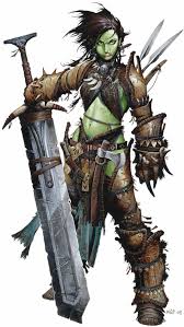 Image result for orc female rogue