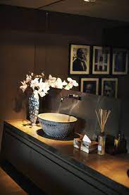 bathroom aziatische badkamer chique badkamers donkere badkamers