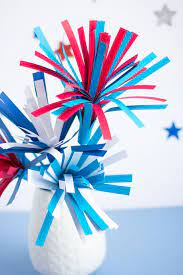 Diy Paper Fireworks Centerpiece Fireworks Craft Fireworks Craft For Kids Fireworks Centerpiece