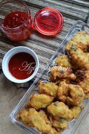 Cucur Udang Sedap Azie Kitchen Recipes Savory Snacks Malay Food