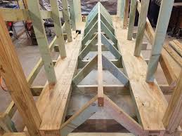 Add Floor Joists And Interior Framing Pressure Treated Plywood Flooring Cattle Feeder