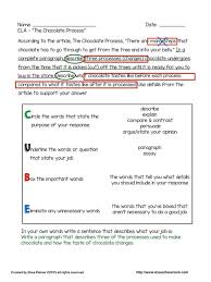 Constructed Response Cube Strategy For Analyzing Writing Prompts Grade 4 6 Constructed Response Math Constructed Response Worksheet Template