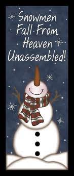 Primitive Sign Snowmen Fall From Heaven Rustic Country Christmas Handmade Decor Handmade Ru Handmade Christmas Country Christmas Decorations Christmas Crafts
