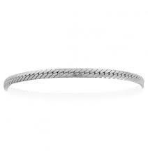 Parce qu'il y a toujours une bonne occasion pour offrir un bracelet, vous trouverez une large gamme de manchettes, de bracelets joncs, de chaînes en or jaune ou blanc, ou. Bijou Bracelet Femme Maille Anglaise Or Blanc 9k