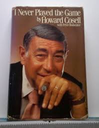 I Never Played The Game by Howard Cosell Peter Bonventre 1985 Hardcover
