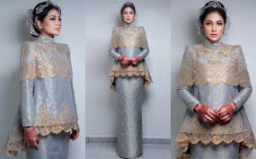 Kebaya pengantin warna pink silver, gaun pink hijab, gaun pink pendek. U Ingat I Tailor Apa Bajet Rm350 Tapi Nak Baju Kahwin Macam Fasha Tukang Jahit Sekolahkan Pelanggan Gempak