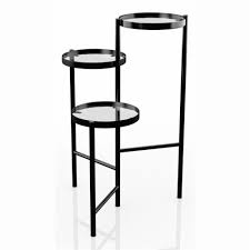 Maybe you would like to learn more about one of these? Furniture Of America Rhort Contemporary Glass 3 Tier Plant Stand In Black 1 Qfc