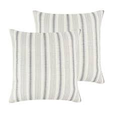 These simple and ultra soft pillow shams are good bed products to decorate any room in your house in all seasons as there are a variety of colors to be. Rochelle Stripe Grey Quilted Euro Sham 2pk Levtex Home Target