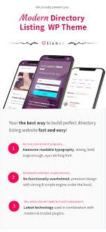 Lisner Modern Directory Listing Wordpress Theme Business Wordpress Themes Corporate Wordpress Themes Wordpress Theme