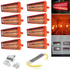 2kw 1 2 8sets Spray Baking Booth Infrared Paint Curing Lamp Heating Light Heater Unbrandedgeneric Powder Coating Diy Paint Booth Custom Cars Paint