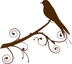 Bird On Branch Silhouette Png Bird On A Branch Hi Png 600 532 Free Clip Art Clip Art Art Clipart