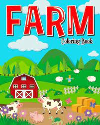 These handy free printable books for beginning readers are filled with super cute clipart and images to engage early learners to make learning fun! Farm Coloring Book Farm Coloring Books For Kids Plus Children Activities Books For Kids Ages 2 4 4 8 Boys Girls Fun Early Learning By Purple Queen Paperback Barnes Noble