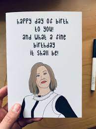 Schitts Creek Moira Rose Birthday Greeting Card Funny Gift Etsy Schitts Creek Birthday Greeting Cards Funny Cards