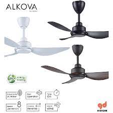 Get free shipping on qualified dc motor ceiling fans or buy online pick up in store today in the lighting department. Alpha Alkova Dezi 42 Dc Motor Ceiling Fan With 3 Blades 8 Speed Remote Shopee Malaysia