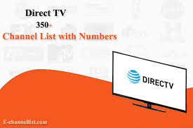 All included tv offers starting at $64.99/mo. Direct Tv Channel List With Number 2021 Official Updated E Channellist