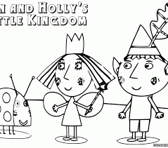 Holly is a magic fairy who is learning how to use magic and fly, and his best friend, ben, makes all kinds of things. Ben Holly Coloring Pages Coloring Home