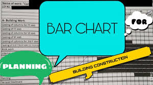 How To Make Bar Chart Or Gantt Chart For Construction Projects