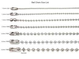 Beaded Ball Chain Bead Chain Chain End