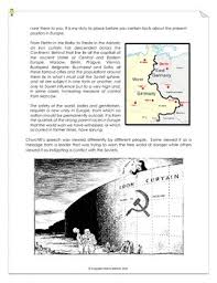 Cold War Iron Curtain Speech And Cartoon Analysis With Teacher Key The iron curtain is a term that received prominence after winston churchill's speech in which he said that an iron curtain has descended across europe. cold war iron curtain speech and cartoon analysis with teacher key