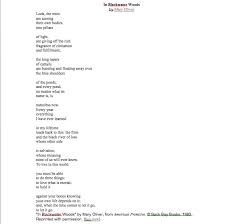 Poem In Blackwater Woods By Mary Oliver Writing Groups Poems Beautiful Words