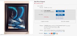 Bob ross uses oil paints. How To Buy A Bob Ross Painting Twoinchbrush Com