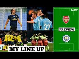 Manchester city have been eliminated from a domestic cup tie (league cup and fa cup) for the first time since february 2018 (fa cup 5th round v wigan) full time: Arsenal Vs Manchester City Fa Cup Semi Final Preview My Line Up Youtube