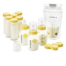 Medela Medela Breastfeeding Gift Set Breast Milk Storage System Bottles Nipples Travel Caps Breastmilk Storage Bags And More