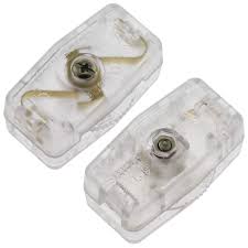 The wiring diagram to the right shows how the contacts and lamps are wired internally. E Outstanding 2pcs Plastic Housing On Off Thumbwheel Light Lamp Inline Switch Clear Ac 125v 3a Amazon Com Industrial Scientific