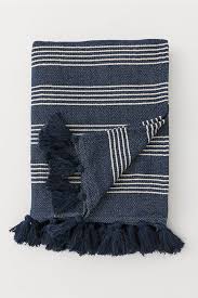 Black And White Throw Blanket With Tassels Pdp Blue Throw Blanket Striped Throw Blanket Striped Throw