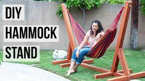 There is nothing better than relaxing in a hammock on a beautiful day. Diy Hammock Stand How To Build In A Weekend Anika S Diy Life Youtube