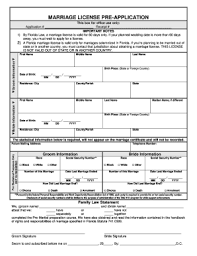 Marriage laws (revised statutes of missouri 451) applicants for a marriage license must be at least 18 years old. Marriage License Florida Fill Out And Sign Printable Pdf Template Signnow