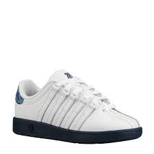 K Swiss Kids Classic Vn Sneaker Preschool Shoes White Navy