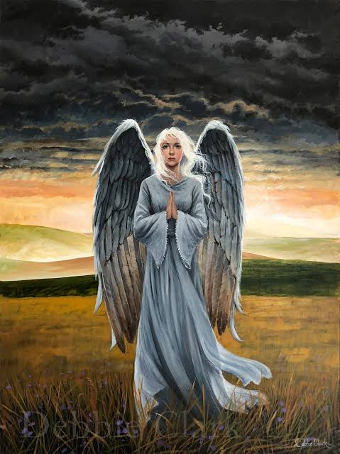Giclee Wall Art Print - the Harvest Angel - Painting of an Angel in a Field  - Etsy