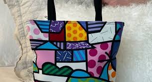 Portrait Of Mlle Fiocre In The Ballet La Source Rare Signed Romero Britto X Nicole Miller Bag Nicole Miller Purses And Bags Romero Britto