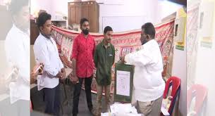 First phase of panchayat elections starts in ap. Uawqazcop Dpim