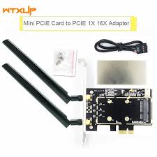 Asked 1 year ago by phil. Buy Online Mini Pci E Pcie Wifi Card To Desktop Pcie Pci Express Wireless Bluetooth Adapter Converter 2 X Antenna For Intel 7260 3160 Ac Alitools