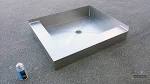 Stainless steel shower pan