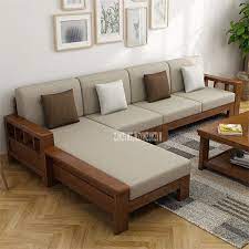 8809 Dual Purpose Home Solid Wood Sectional Recliner Couch Modern Simple Corner Sofa Set Living Roo Corner Sofa Design Wooden Sofa Designs Living Room Sofa Set