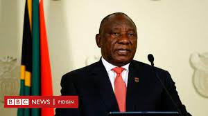 President cyril ramaphosa announces a national shutdown effective midnight thursday, 23 march until president ramaphosa delivers the welcome address at the what time is cyril ramaphosa's speech? Cyril Ramaphosa Speech On New Lockdown Rules On Adjusted Level 3 Lockdown Restrictions Bbc News Pidgin