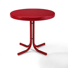 This large coffee table is stylized to an early industrial look. Shop Now For The Crosley Furniture Retro Metal Side Table In Griffith Red Accuweather Shop
