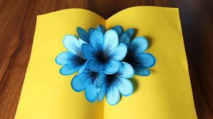 Simple gift envelopes that you can make in minutes. Flower Pop Up Card Making Paper Craft Greetings Idea Birthday Card Youtube