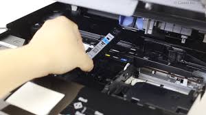 Next, open the scanner lid to access the glass plate where you will place your document. Installing The Ink Tanks Ts6100 Series Youtube