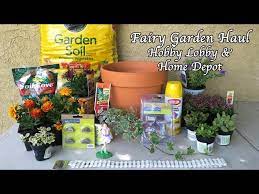 5% coupon applied at checkout. Fairy Garden Haul Hobby Lobby Home Depot Youtube