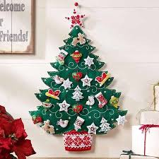Bucilla Must Be Santa Advent Calendar Felt Applique Kit 86312 Christmas Tree Advent Calendar Christmas Advent Calendar Felt Christmas Tree