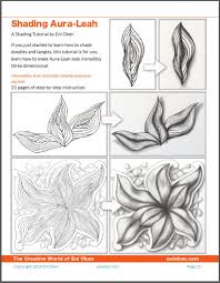 Zentangle step by step pdf. 3d Zentangle Shading Aura Leah Pdf Ebook In 2021 Zentangle Patterns Zentangle Zentangle Flowers