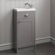 traditional 400mm grey bathroom vanity