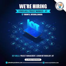 Hiring A Senior Agile Project Manager Iot In Toronto In 2020 Job Business Analyst Engineering Activities