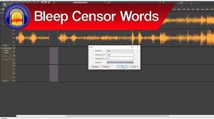 Bleep Out Bad Words In Audacity Censor Bleep Tone In Audacity Audaci Censored Words Bad